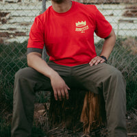 Honestly Original Crown Tee Red/Mustard