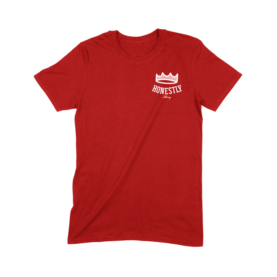 Honestly Original Crown Tee Cherry Red