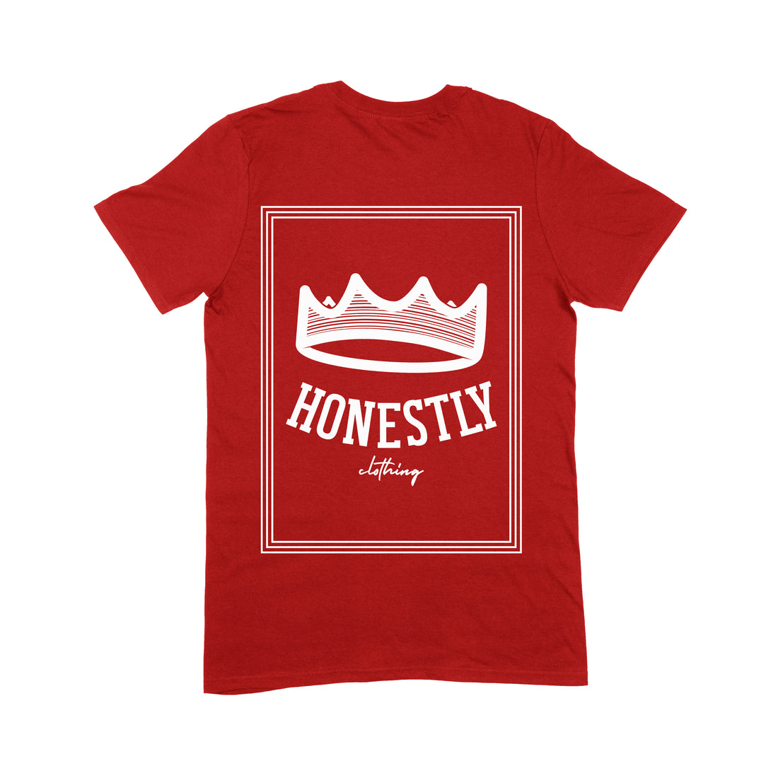 Honestly Original Crown Tee Cherry Red