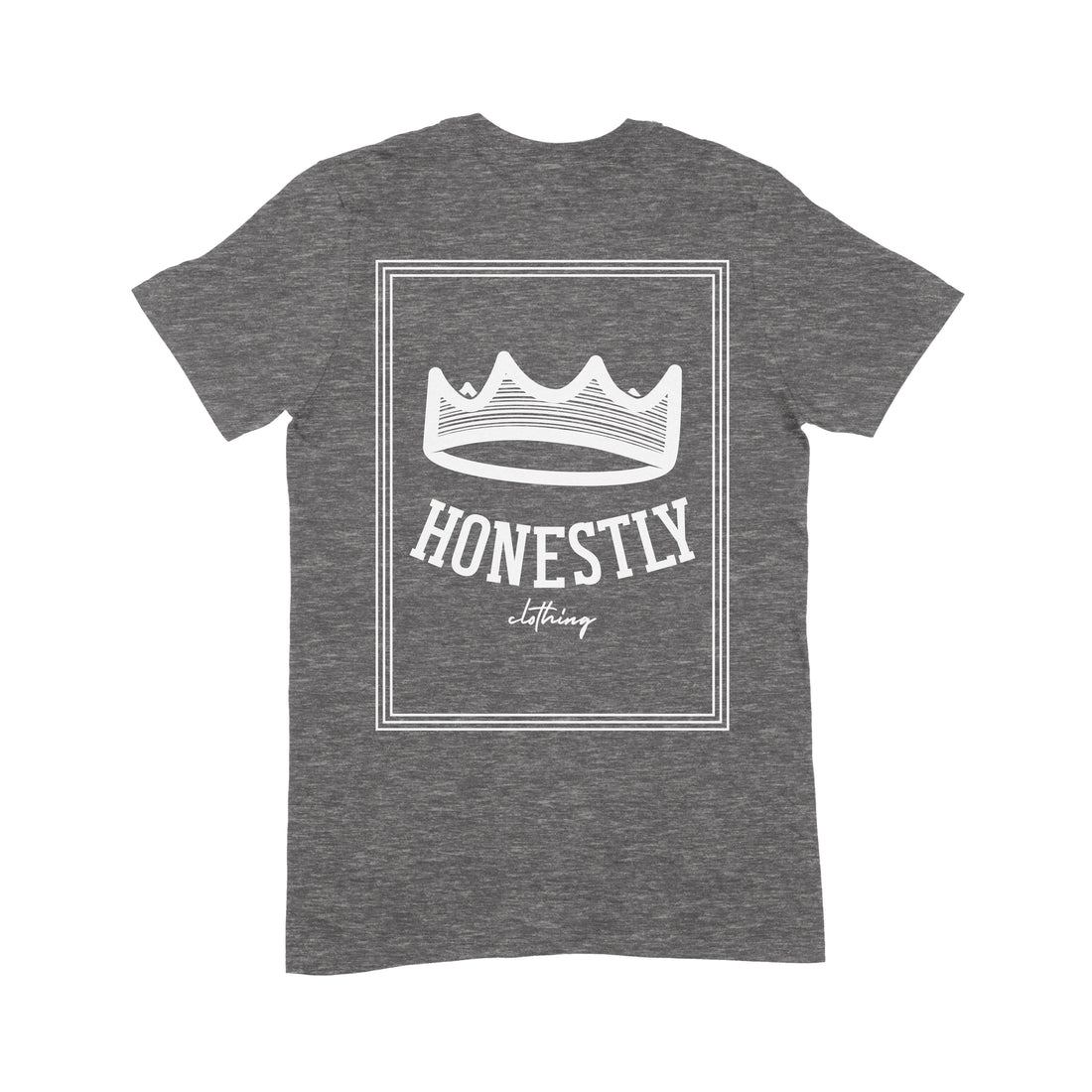 Honestly Original Crown Tee Graphite/White