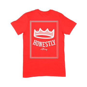 Honestly Original Crown Tee Red/White