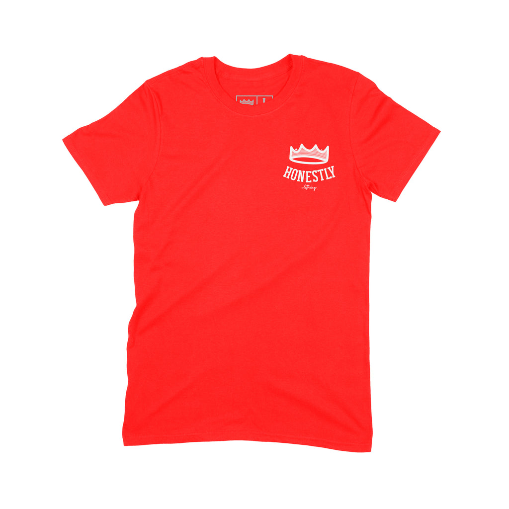 Honestly Original Crown Tee Red/White