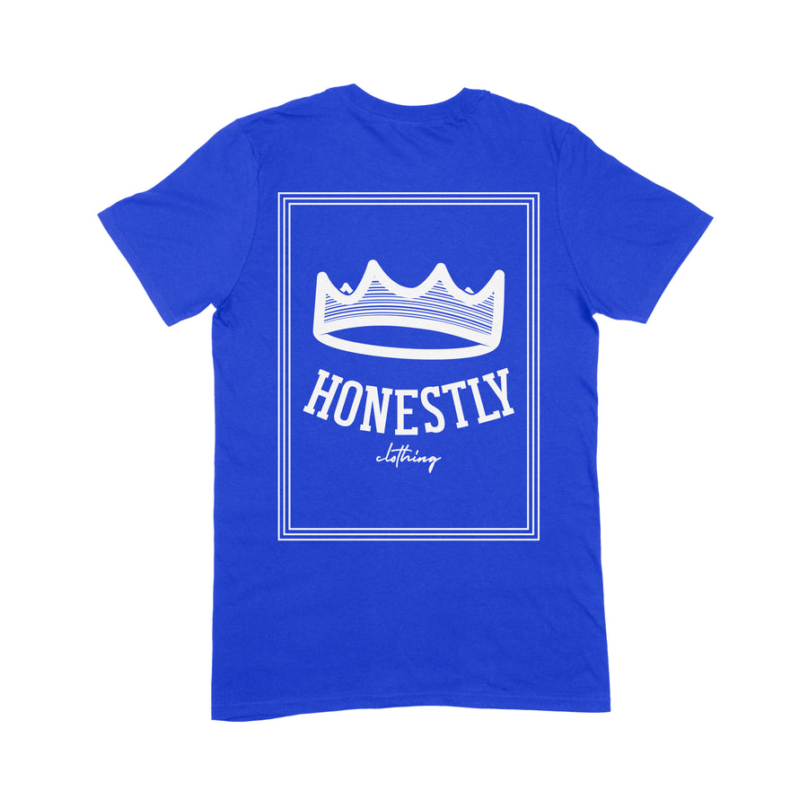 Honestly Original Crown Tee Royal/White